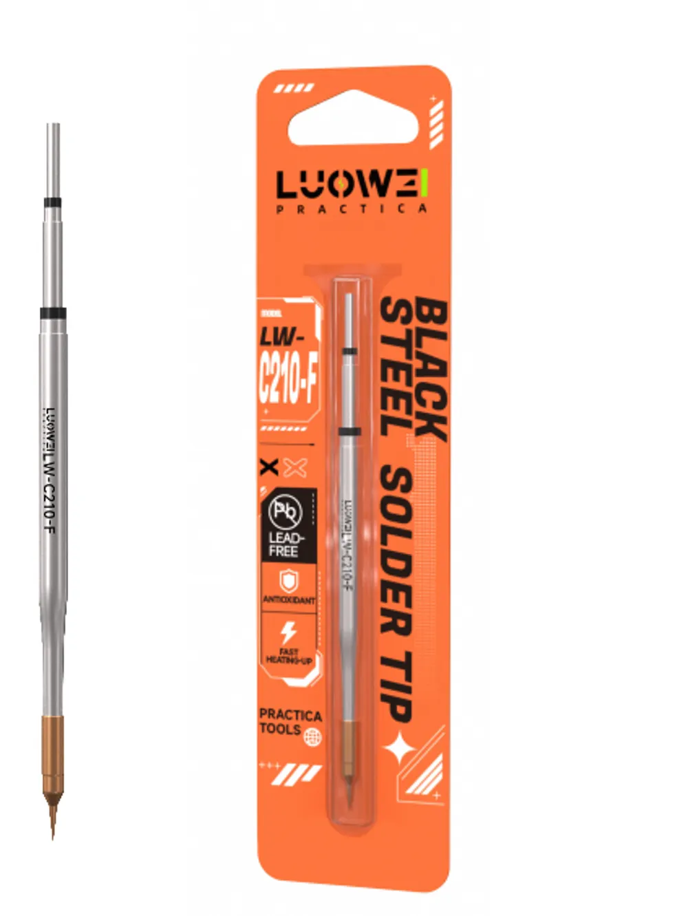 C210系列-针尖飞线纯铜烙铁